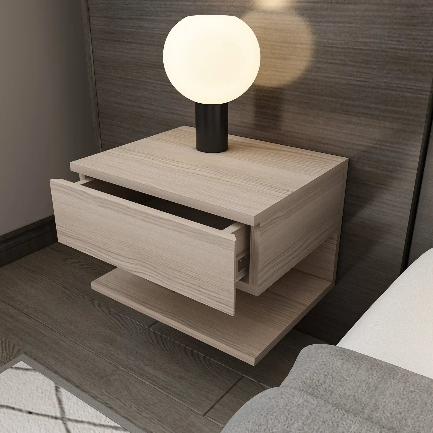 Vivid Floating Modern Nightstand