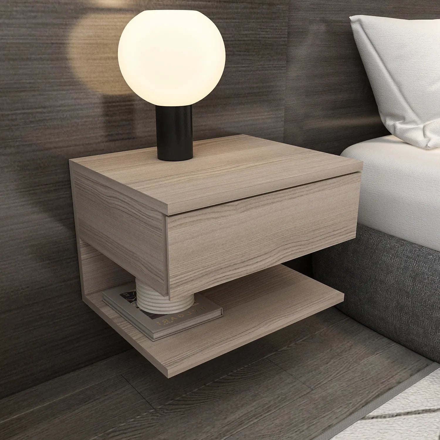 Vivid Floating Modern Nightstand