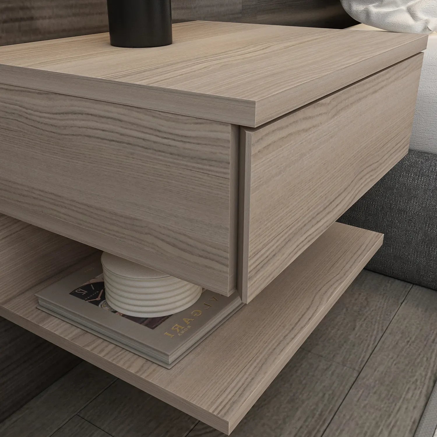 Vivid Floating Modern Nightstand