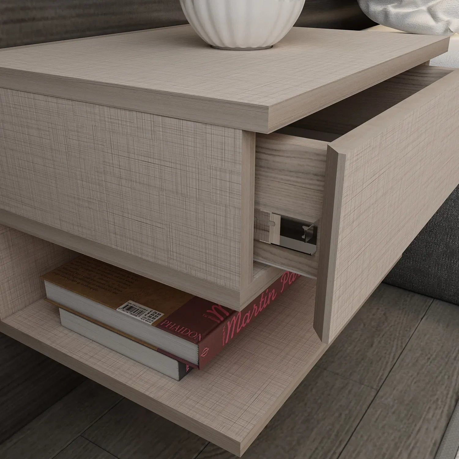 Vivid Floating Modern Nightstand