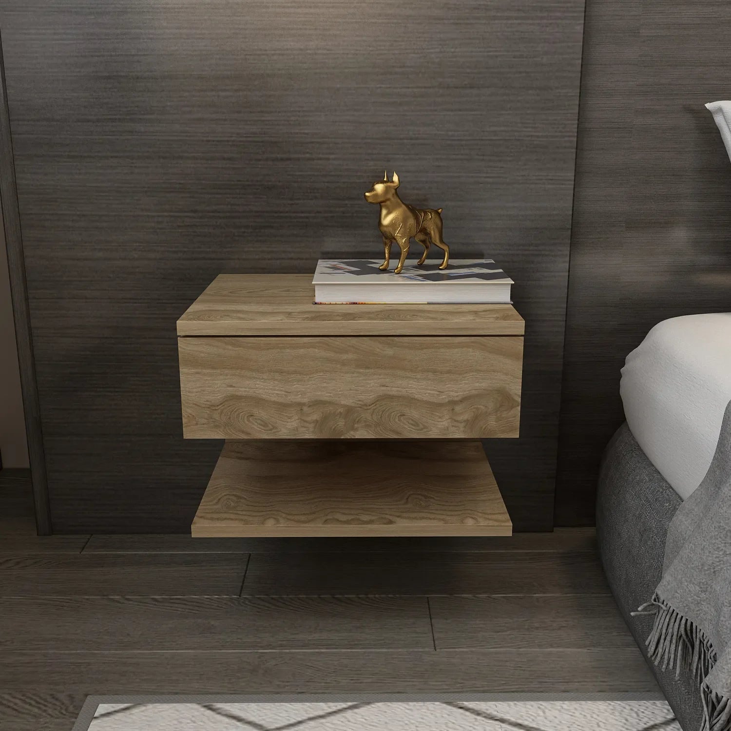 Vivid Floating Modern Nightstand