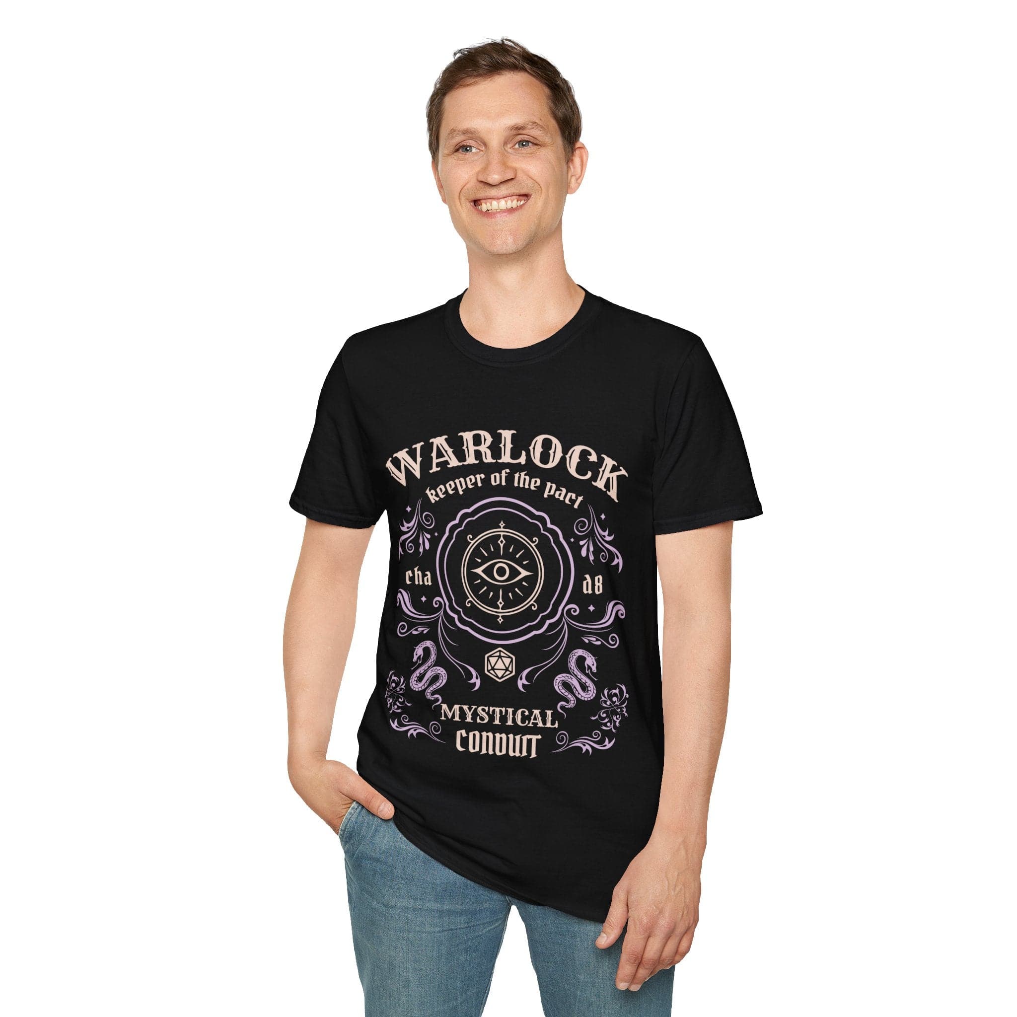 Warlock Class Vintage Label T-Shirt
