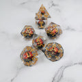 Xanathar's Eye |  7 Piece Moving Eye DnD Dice Set | Acrylic RPG Gaming Dice